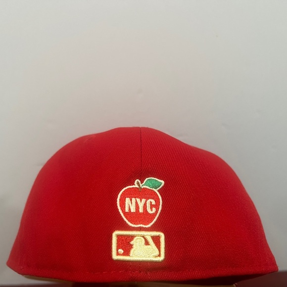 New Era, 59Fifty Fitted Hat, New York Yankees, Red & Yellow - Picture 6 of 10